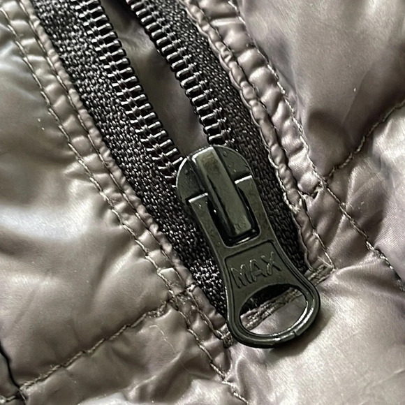 Bernardo Puffer Long Sleeve Size Small Black Jacket Hooded metallic gray - Picture 6 of 16